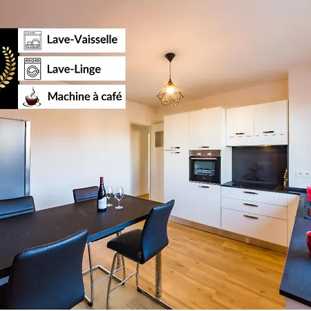 Apartman 5 Lits, T4, 3 Chambres, 100M2, Free Parking, Spacieux